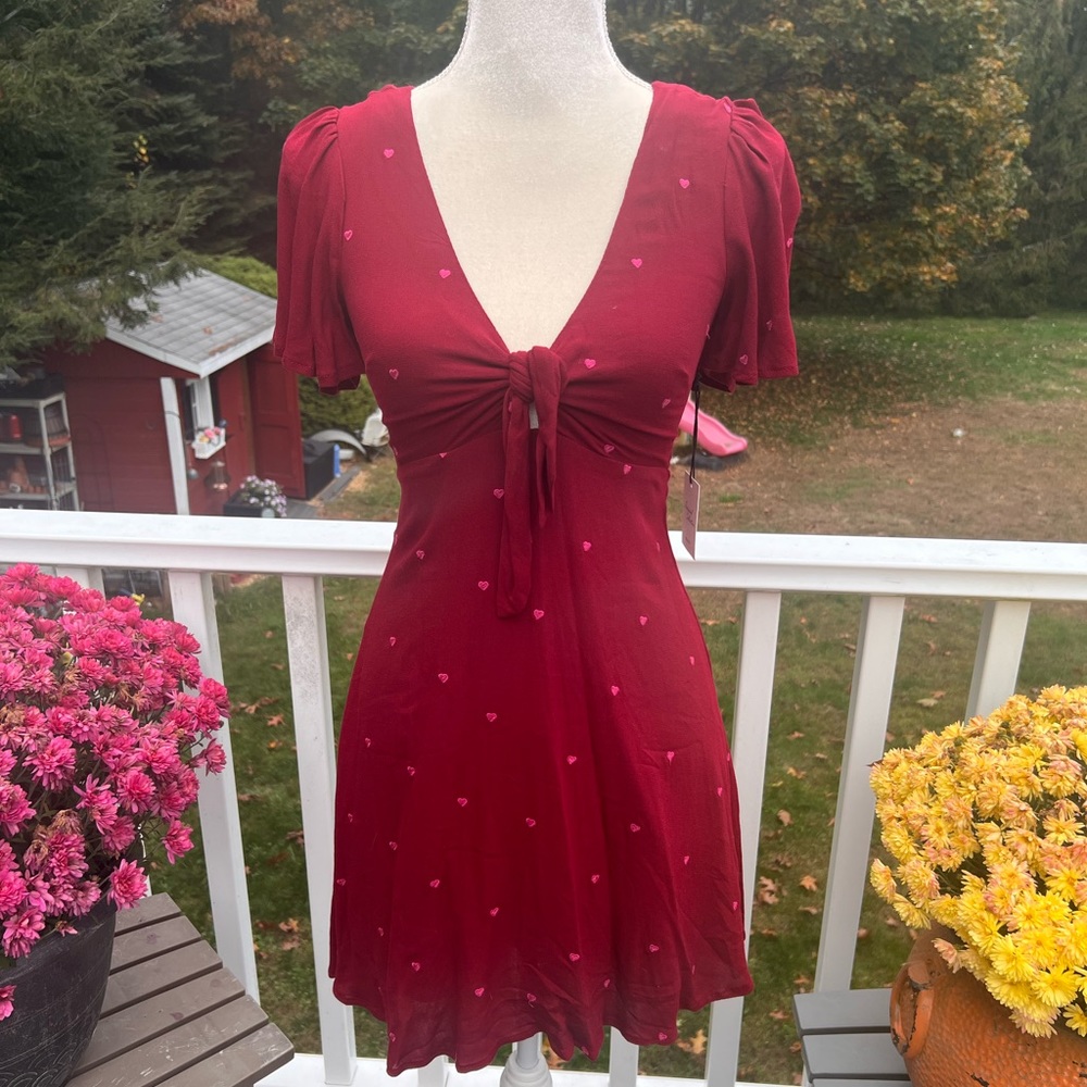 NWT Red Heart Dress